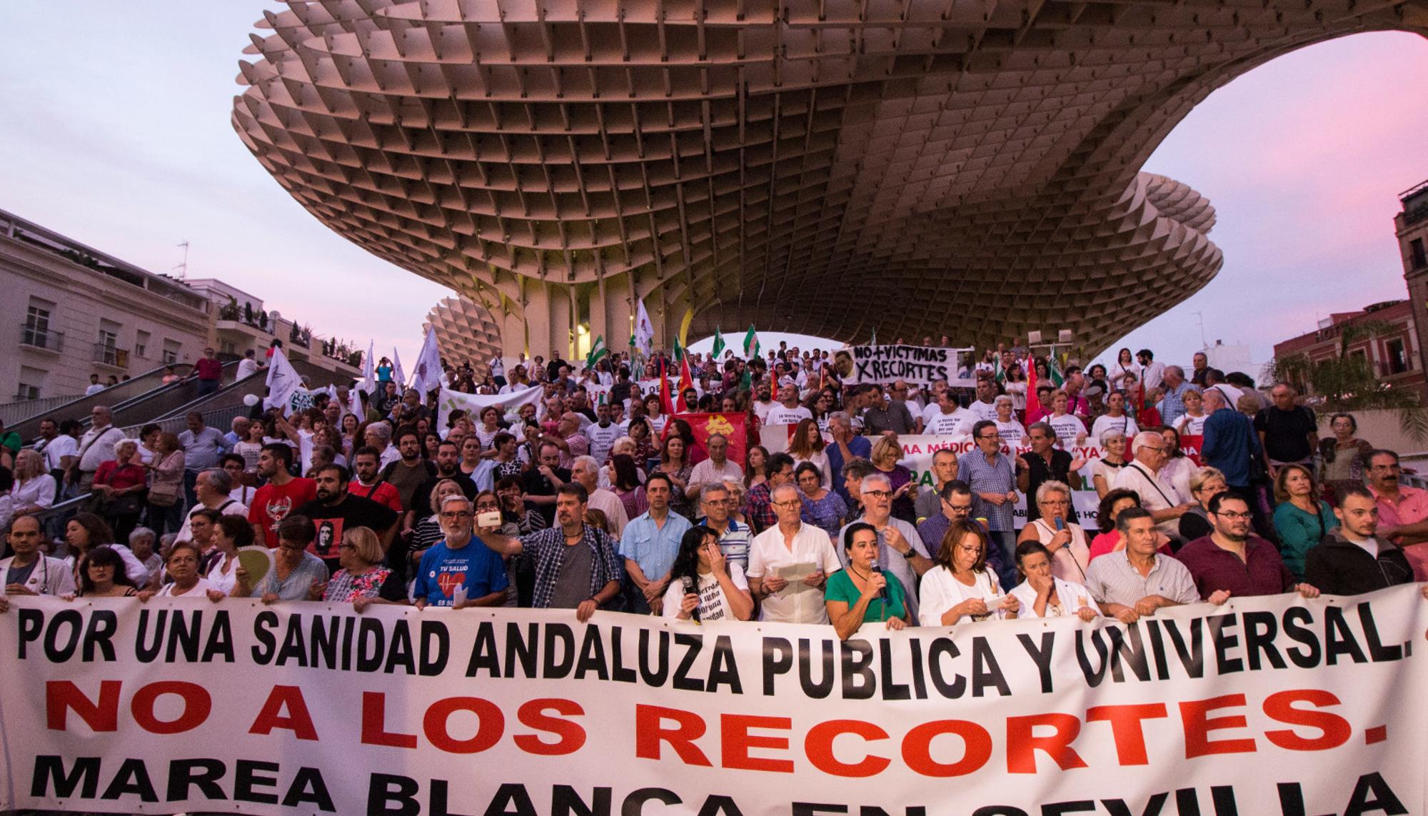 Manifestación Sanidad Pública Sevilla